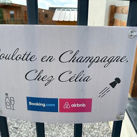 Chez Celia, Roulotte En Champagne Villa Fleury-la-Riviere Dış mekan fotoğraf