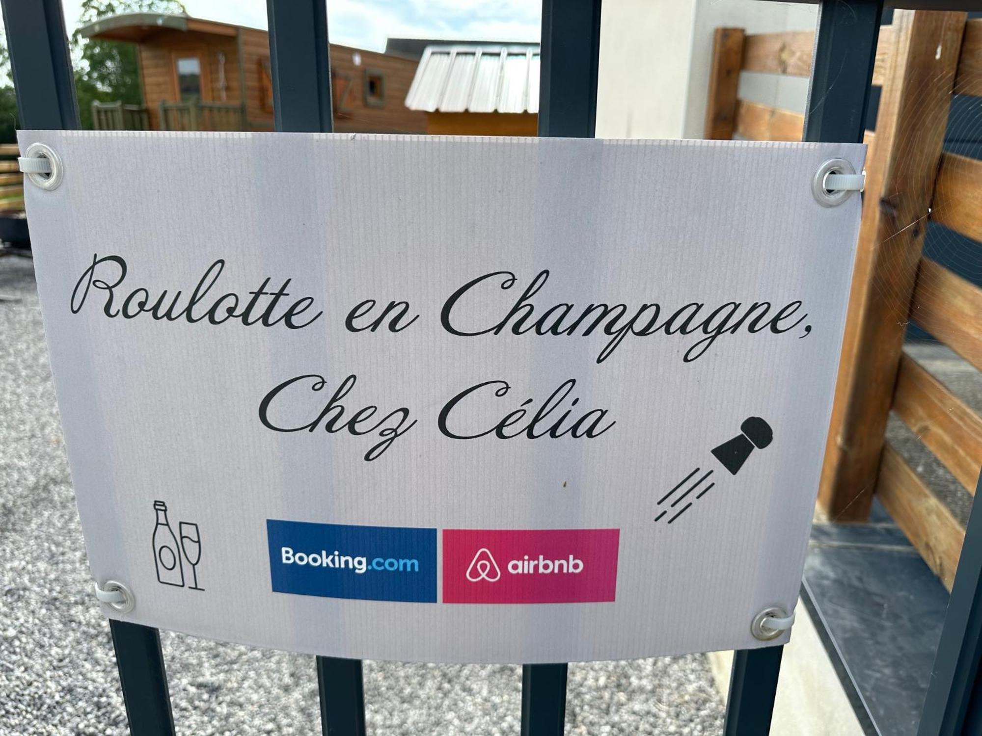 Chez Celia, Roulotte En Champagne Villa Fleury-la-Riviere Dış mekan fotoğraf
